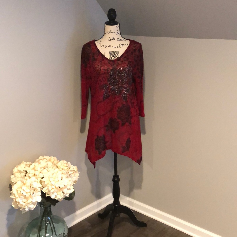 Beautiful long sleeve decorative shirt